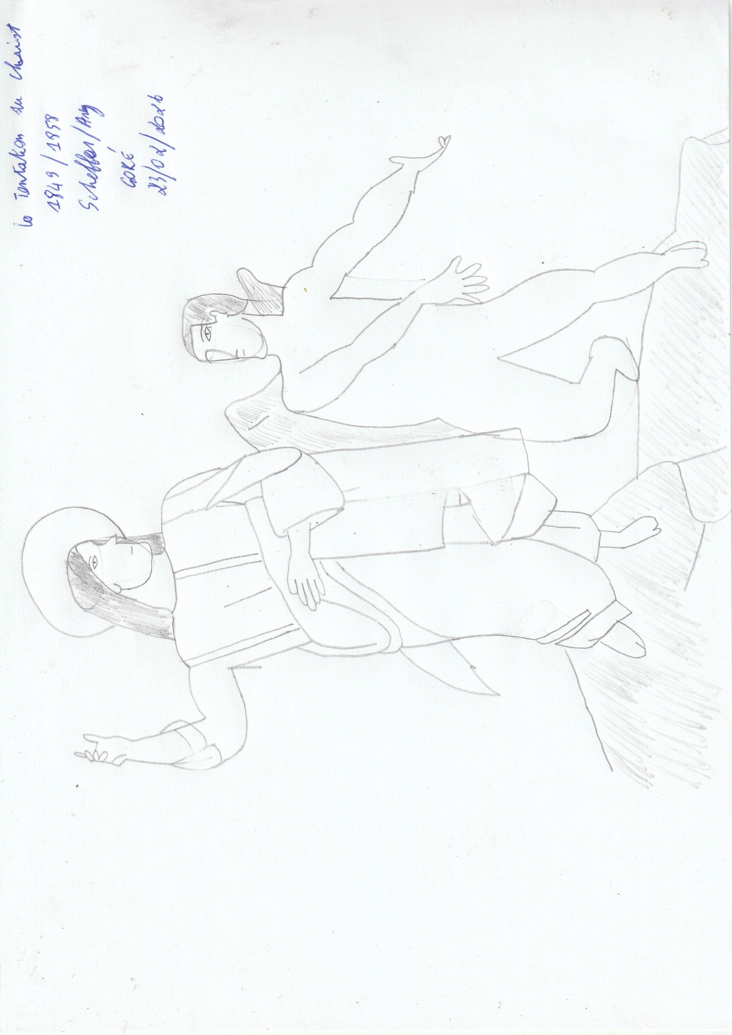 Œuvre La tentation du Christ